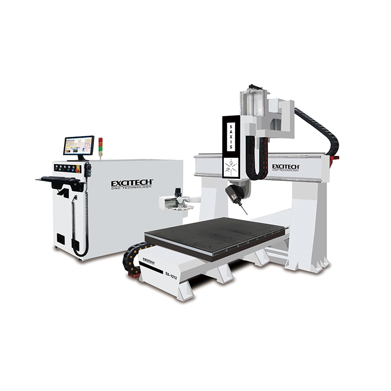 3D 5-assige CNC-houtfreesmachine 5-assig werkcentrum