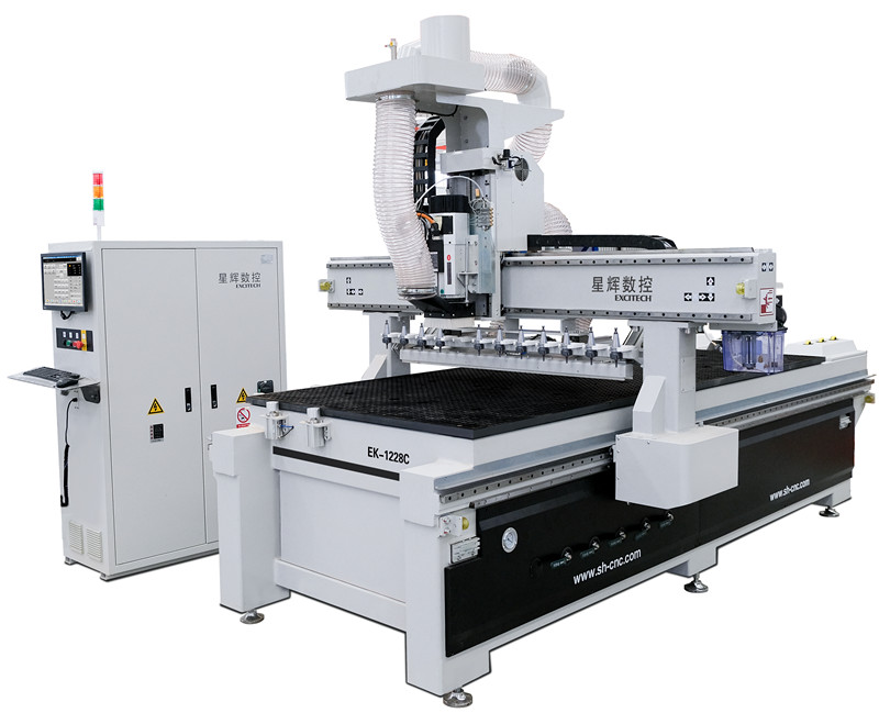 CNC EK-C-serie lineair pre-etiketteergereedschap wisselende nestmachine