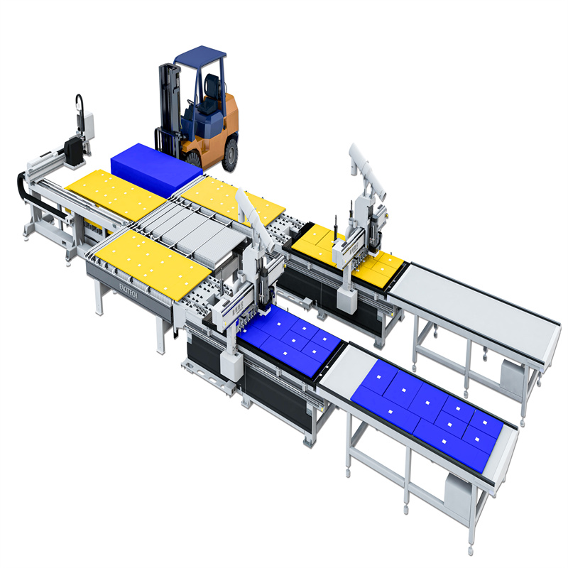 Houtbewerking CNC intelligente meubelfabriek nesteenheid
